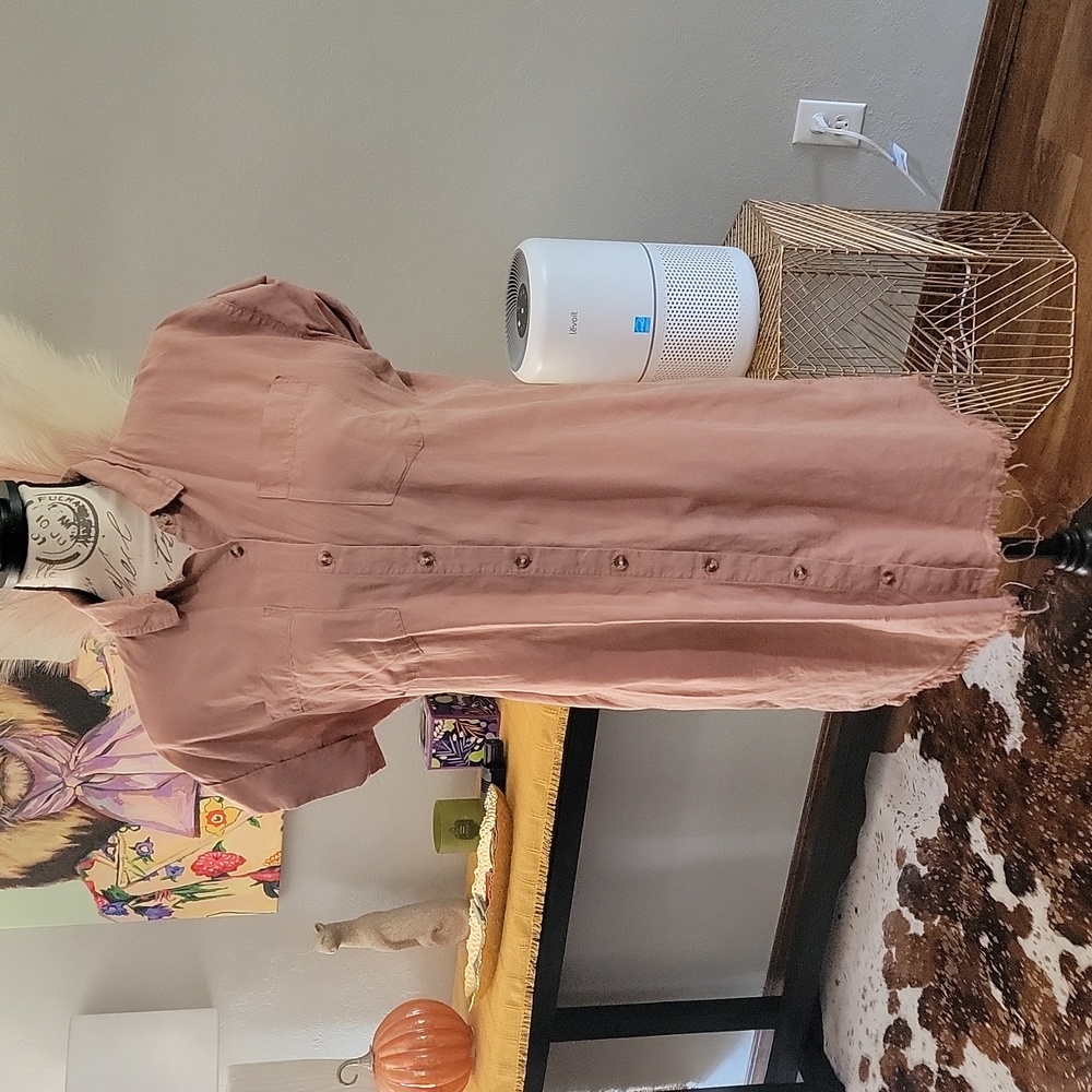 Brown, Small, Dress